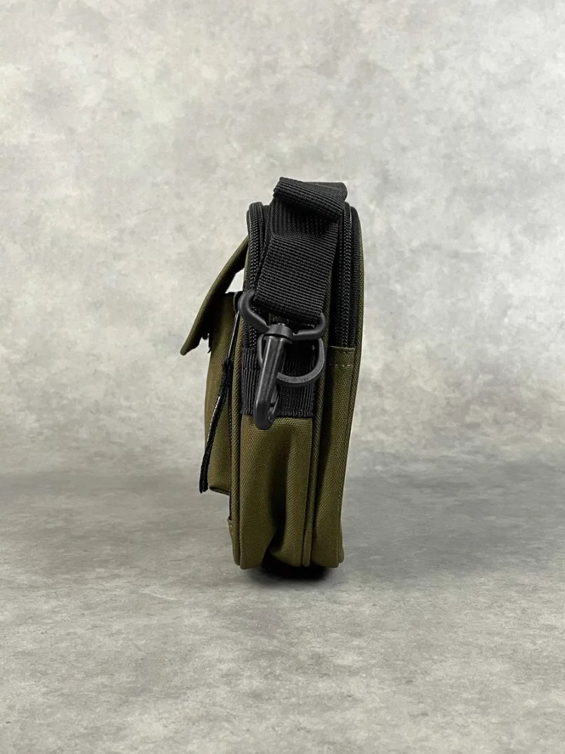 Сумка CARHARTT WIP Essentials Bag Оригінал Хакі Через Плече Унісекс Чоловіча Жіноча Нова — фото 3