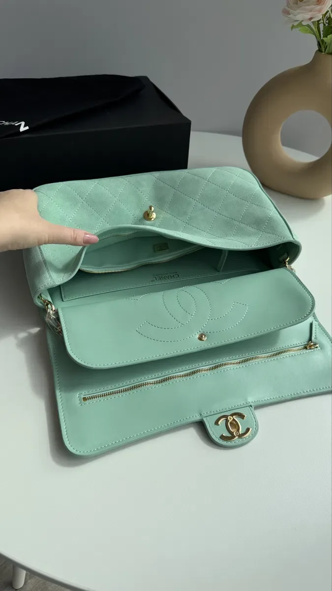 Сумка Chanel 32см  maxi flap в наявності — фото 5
