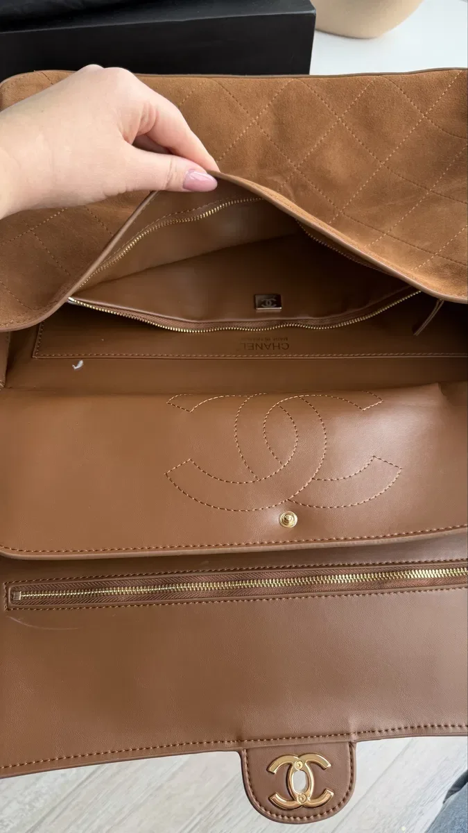 Сумка Chanel 38см maxi flap в наявності — фото 4