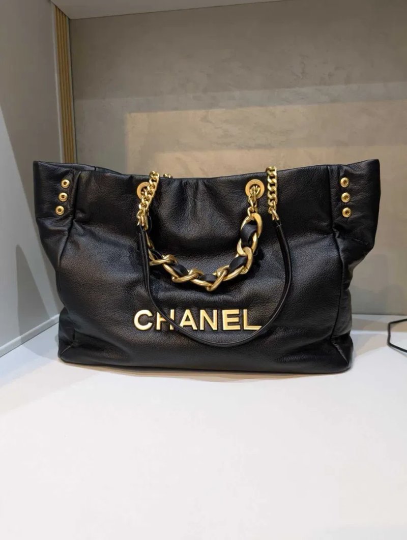 Сумка Chanel 40 см довжина з натуральної шкіри шанель кожа — фото 2