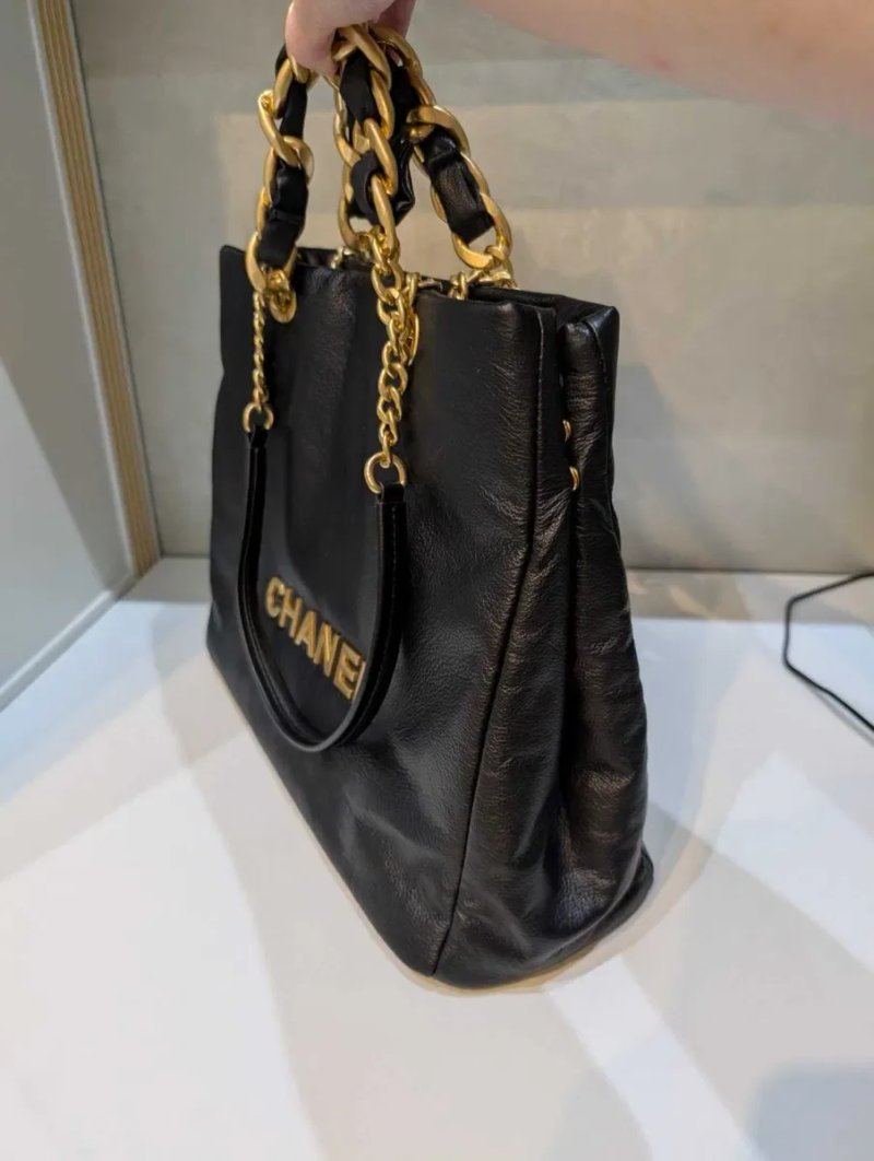 Сумка Chanel 40 см довжина з натуральної шкіри шанель кожа — фото 3