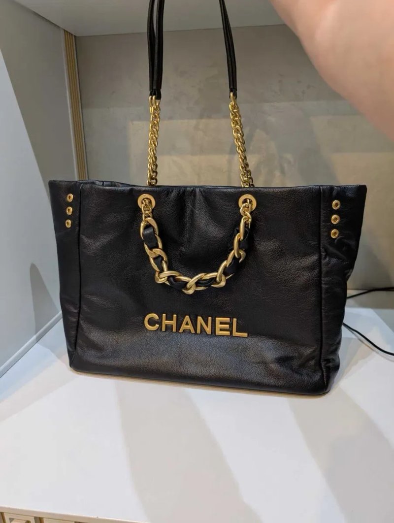 Сумка Chanel 40 см довжина з натуральної шкіри шанель кожа — фото 7