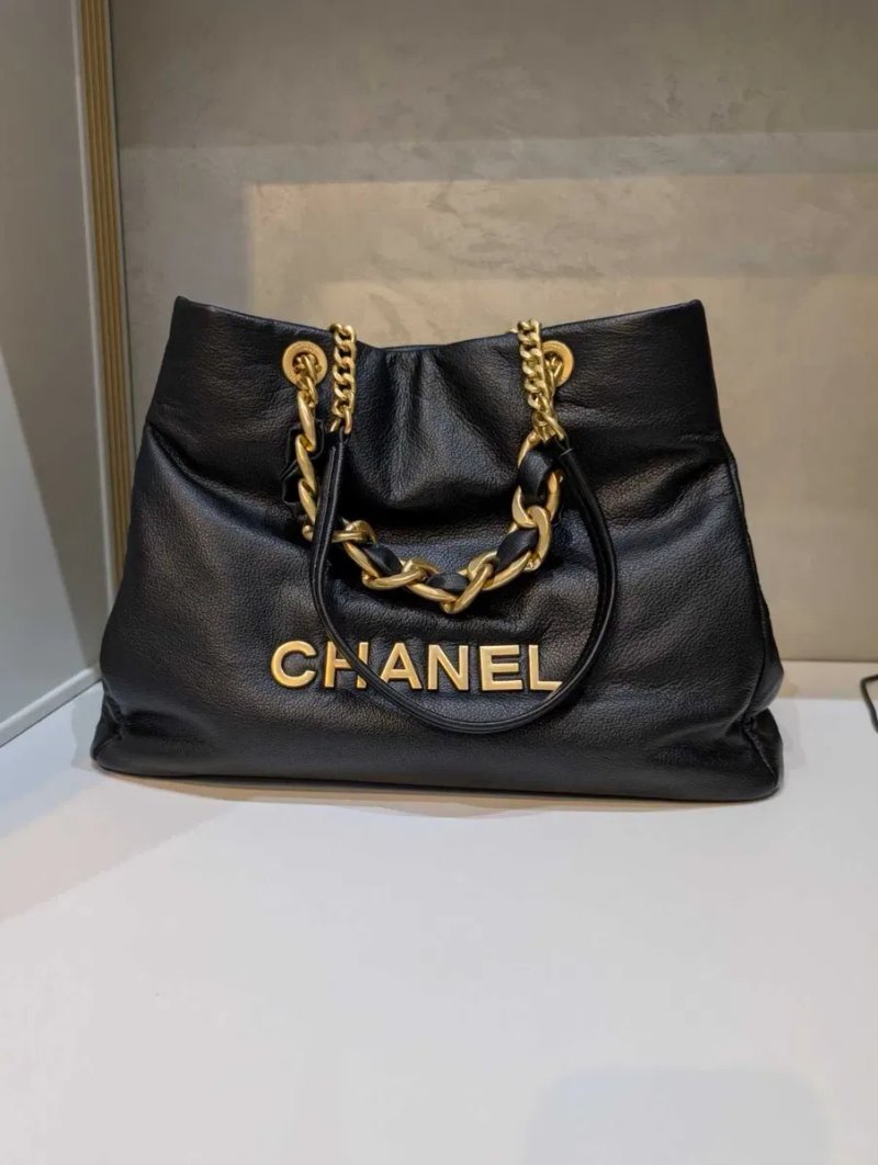 Сумка Chanel 40 см довжина з натуральної шкіри шанель кожа — фото 8