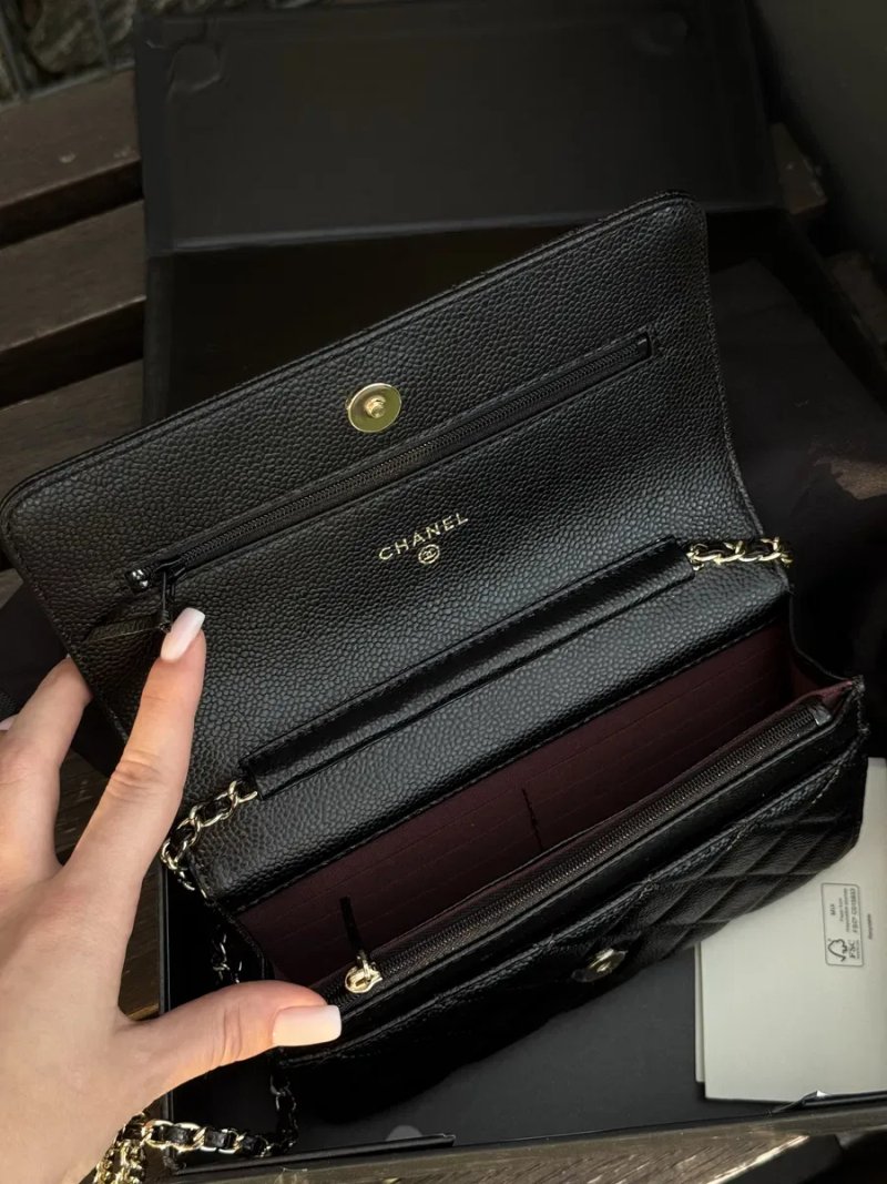 Сумка Chanel Classic Wallet чорна — фото 5