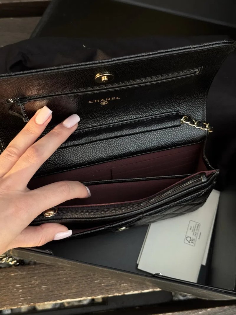 Сумка Chanel Classic Wallet чорна — фото 7