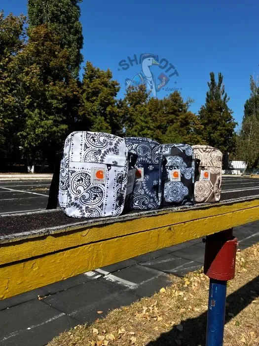 Сумка через плече CARHARTT | КАРХАРТТ | з циганськими узорами | — фото 2