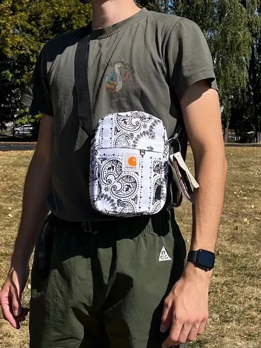 Сумка через плече CARHARTT | КАРХАРТТ | з циганськими узорами | — фото 4