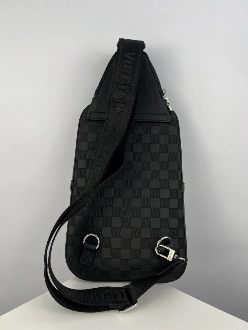 Сумка через плече чоловіча / Сумка мужская слинг ТОП LV / Louis Vuitton — фото 5