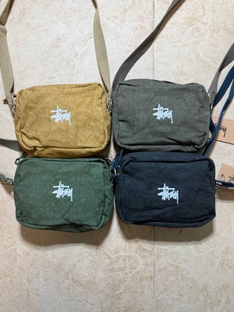 Сумка через плече Stussy Canvas / месенджер Стуссі Canvas / барсетка Stussy