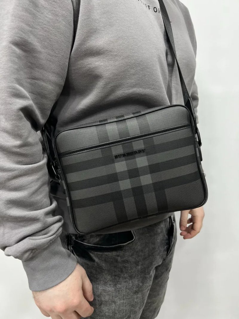 Сумка чоловіча Burberry через плече / мужская сумка — фото 6