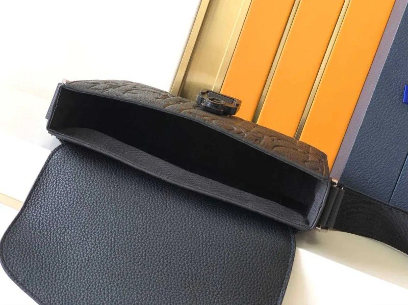 Сумка чоловіча чорна Christian Dior Saddle натуральна шкіра диор Месенджер Сумка через плече Мужская сумка Диор — фото 7