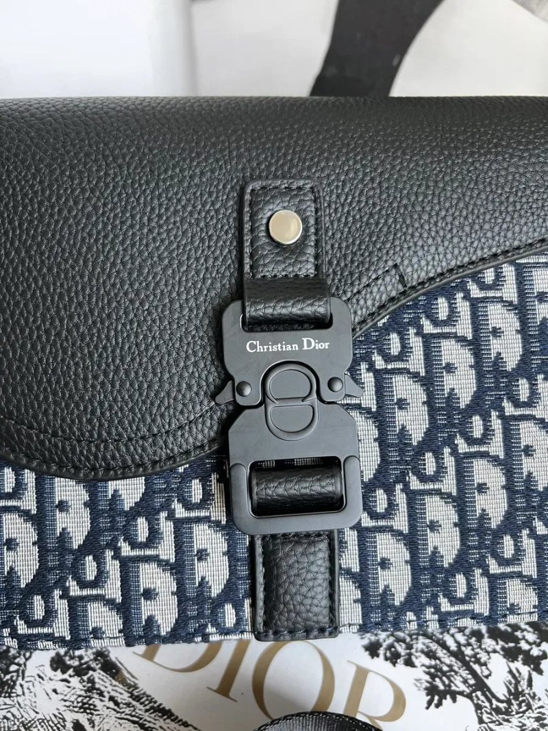Сумка чоловіча Christian Dior Saddle bag with flap кристиан диор кожа — фото 3