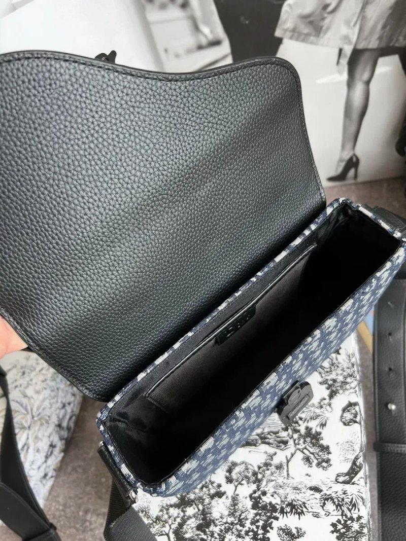 Сумка чоловіча Christian Dior Saddle bag with flap кристиан диор кожа — фото 4