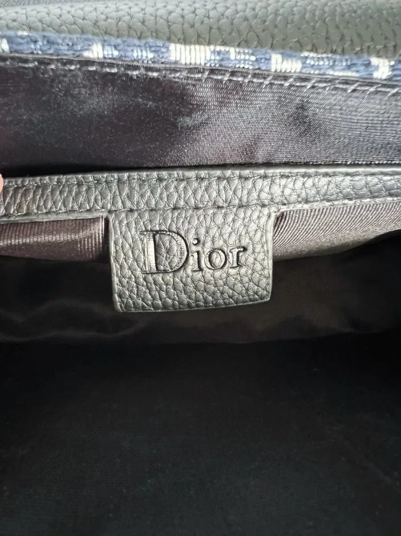Сумка чоловіча Christian Dior Saddle bag with flap кристиан диор кожа — фото 5