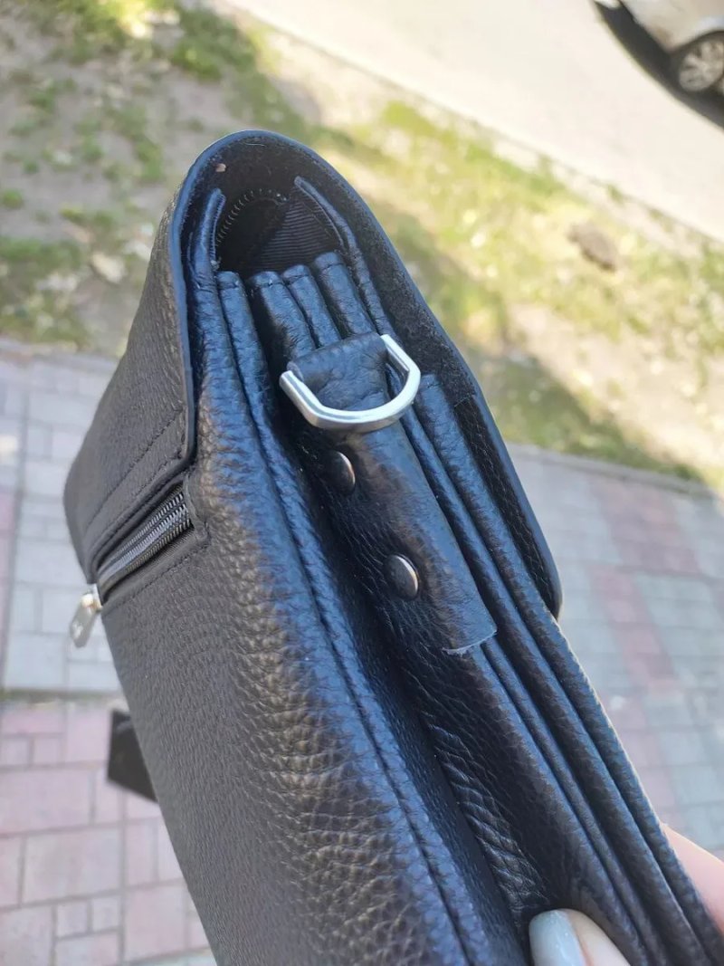 Сумка чоловіча Polo шкіряна мужская кожаная через плече клатч барсетка — фото 4
