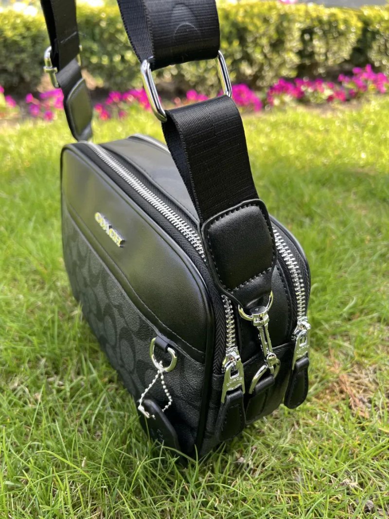 Сумка Coach чорна через плече | стильна месенджер | нова — фото 6