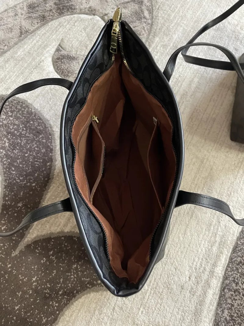 Сумка Coach city Tote bag, жіноча сумка шопер coach city tote bag, шкіряна сумка шопер коуч, женская сумка коач — фото 6