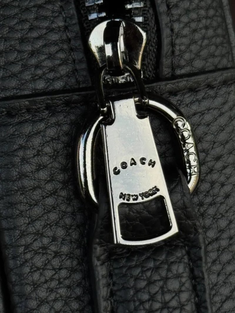 Сумка Coach мужская барсетка Коач черная кожная месенджер Коуч барсетка чоловіча | Барсетка шкіряна Коуч чорна месенджер сумка кожная Coach New York — фото 6