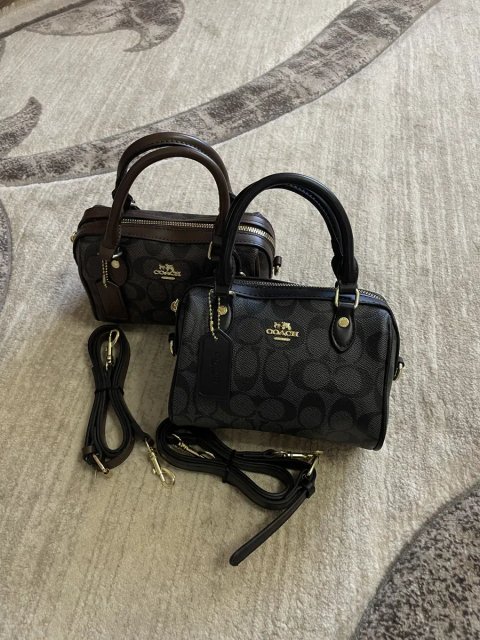 Сумка Coach rowan satchel bag через плече, жіноча сумка coach rowan шкіряна, сумка коуч коач женская coach