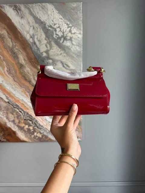 Сумка Dolce & Gabbana Mini Sicily Cherry Lacquer Bag