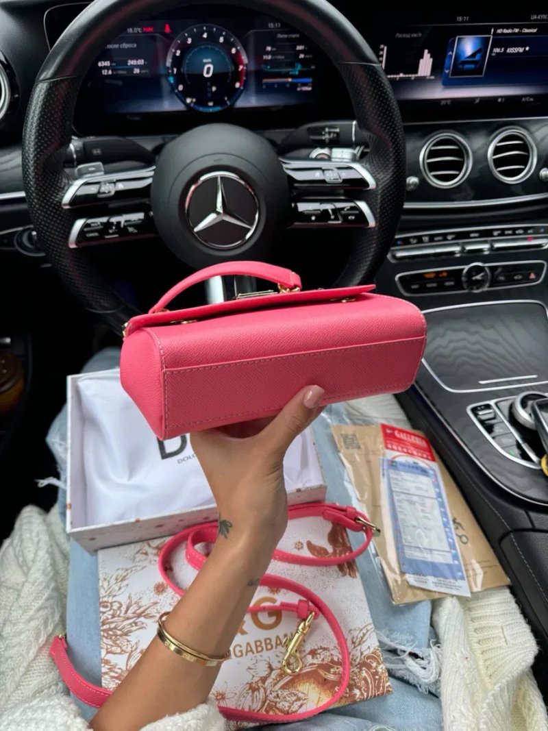 Сумка Dolce & Gabbana Mini Sicily Pink Bag — фото 4