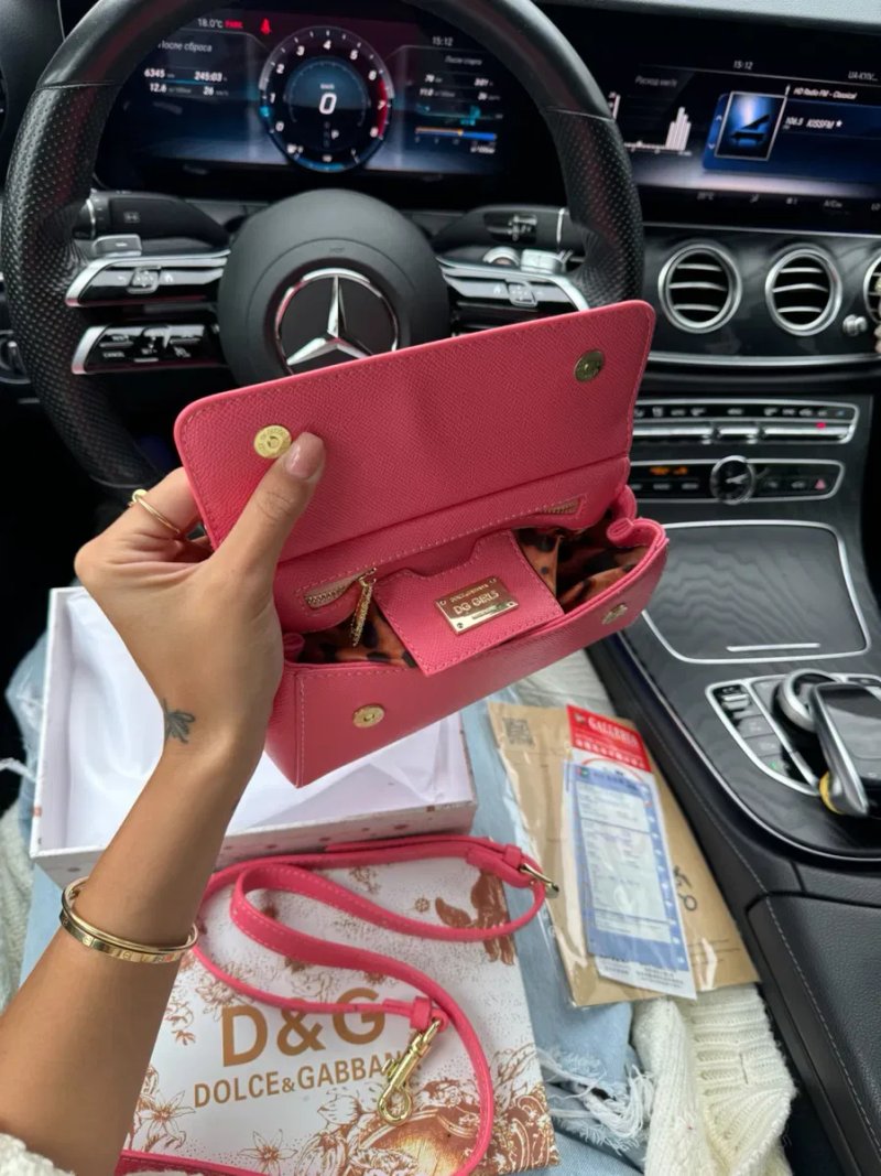 Сумка Dolce & Gabbana Mini Sicily Pink Bag — фото 6