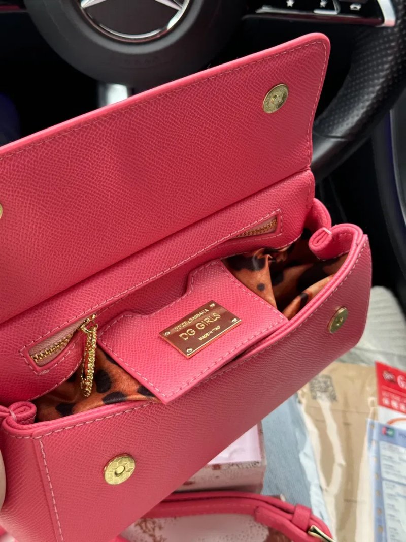 Сумка Dolce & Gabbana Mini Sicily Pink Bag — фото 7