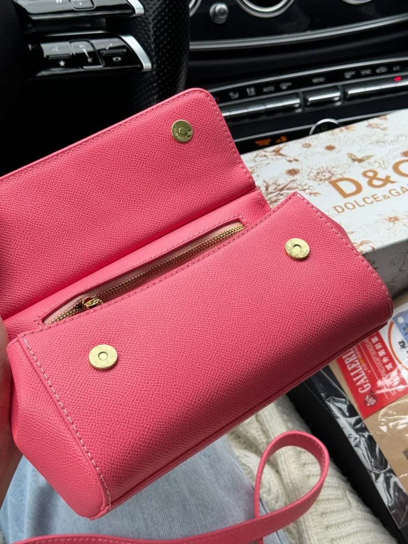 Сумка Dolce & Gabbana Mini Sicily Pink Bag — фото 8