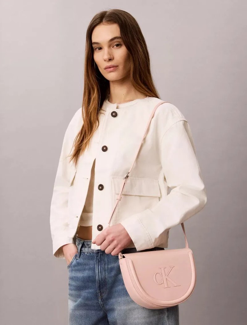 Сумка Embossed Monogram Saddle CALVIN KLEIN.  Оригінал — фото 4