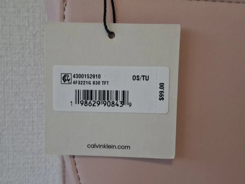 Сумка Embossed Monogram Saddle CALVIN KLEIN.  Оригінал — фото 8