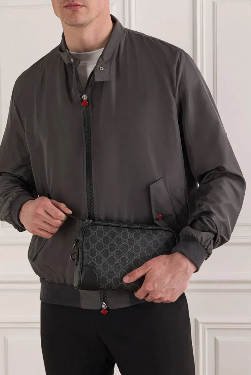 Сумка Gucci GG Emblem small crossbody bag! Барсетка, бананка! Топ качество!!! — фото 3