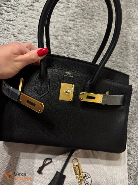 Сумка Hermès Shoulder Birkin 29 см чорна