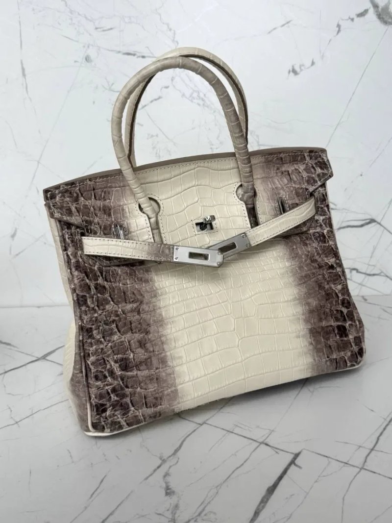 Сумка Hermes Birkin 30 himalaya крокодил натуральна шкіра , Ермес Біркін гімалая, Эрмес биркин гималая crocodile — фото 3