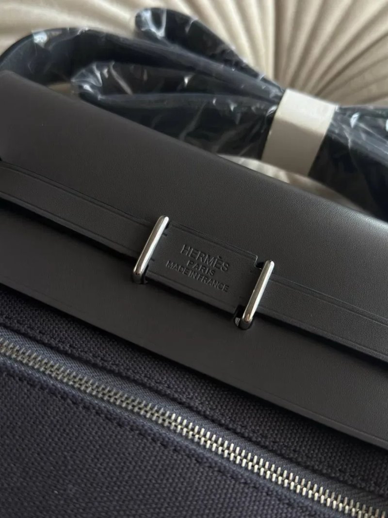 Сумка Hermes Herbag Mini чорна, графітова люкс — фото 8
