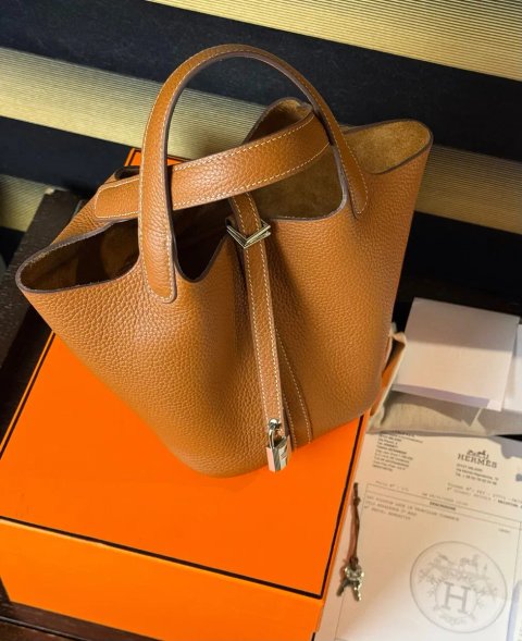 Сумка Hermes Picotin 18 шкіряна TAURILLON CLEMENCE