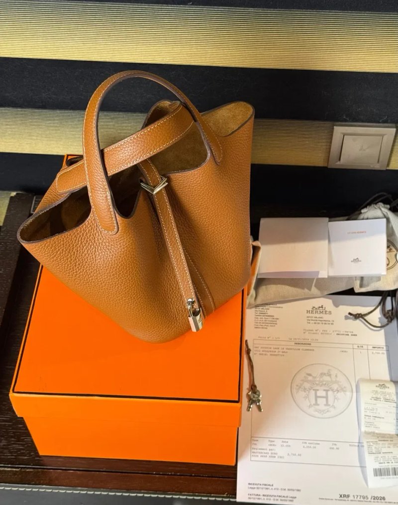 Сумка Hermes Picotin 18 шкіряна TAURILLON CLEMENCE — фото 2