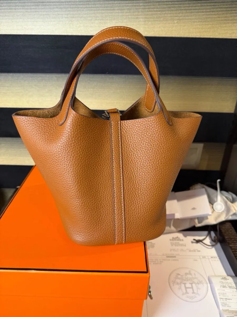 Сумка Hermes Picotin 18 шкіряна TAURILLON CLEMENCE — фото 4