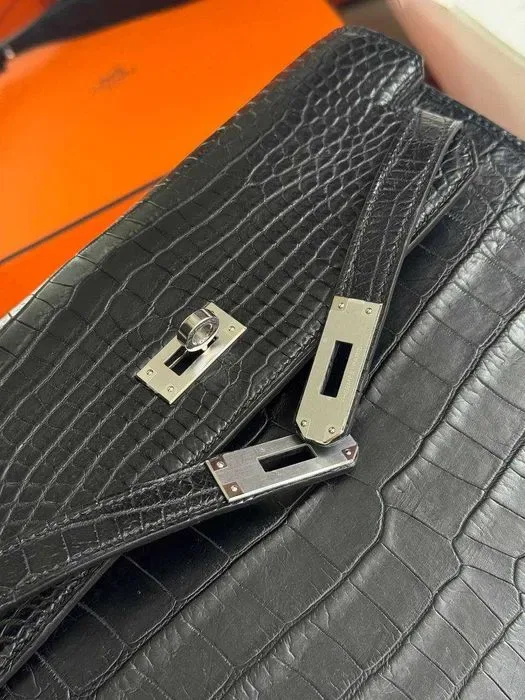 Сумка Hermes плечевая сумка Эрмес мессенджер натуральная кожа Ерме мужская сумка c950 — фото 4
