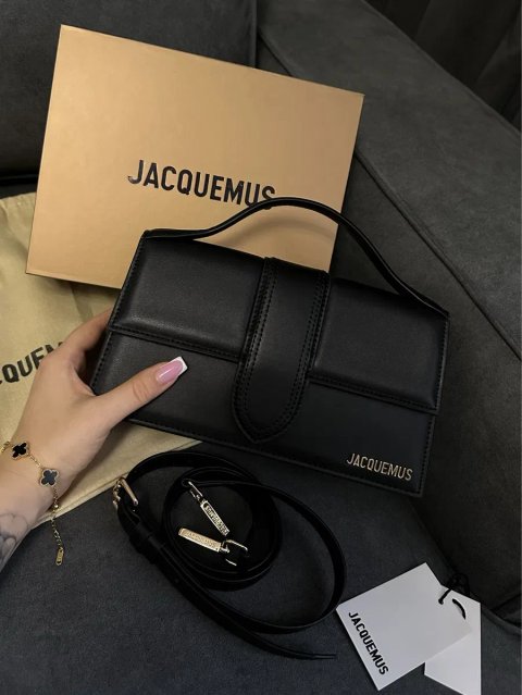 Сумка Jacquemus premium шкіра з гравіюваннями жакмюс