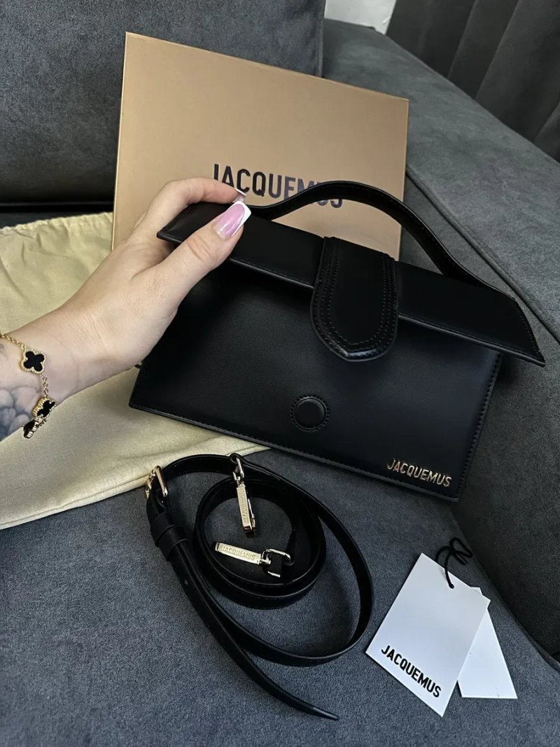 Сумка Jacquemus premium шкіра з гравіюваннями жакмюс — фото 7