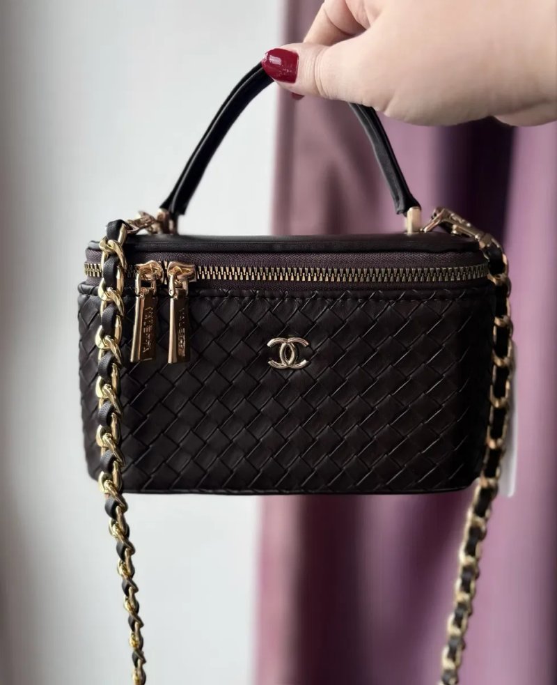 Сумка крос-боді (багато кольорів) Chanel та Yves Saint Laurent стьобані vanity кейс — фото 6