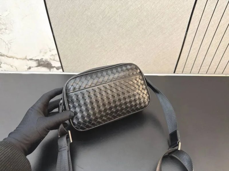 Сумка кроссбоди кросбоді bottega veneta чоловіча сумка шкіряна — фото 6