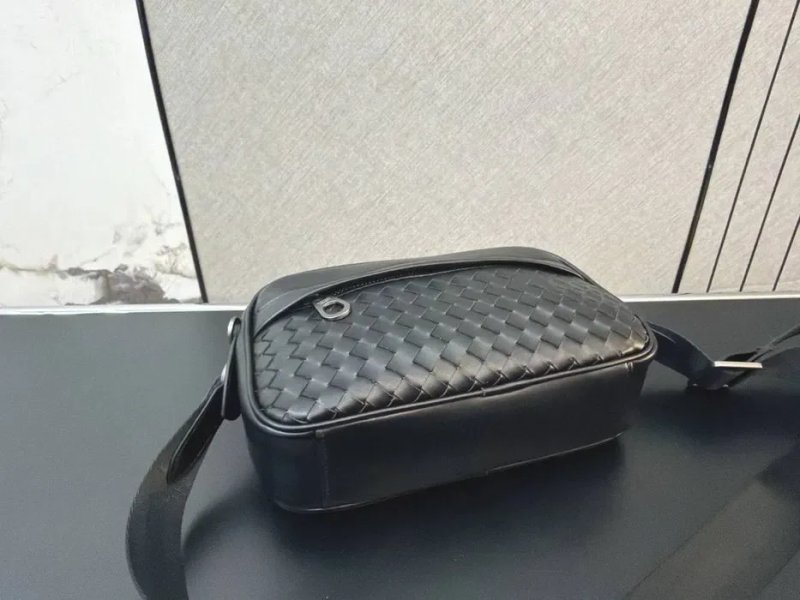Сумка кроссбоди кросбоді bottega veneta чоловіча сумка шкіряна — фото 8