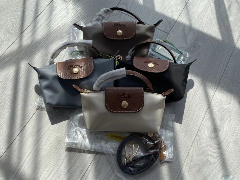 Сумка Longchamp mini le pliage pouch, сумка на лето, как оригинал