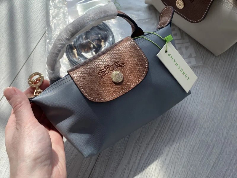 Сумка Longchamp mini le pliage pouch, сумка на лето, как оригинал — фото 6