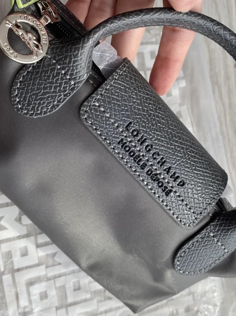 Сумка Longchamp mini le pliage pouch, сумка на лето, как оригинал — фото 7