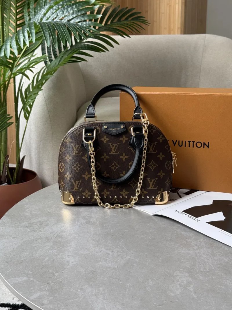 Сумка Louis Vuitton Alma Trunk BB Monogram Canvas/Gold — фото 2
