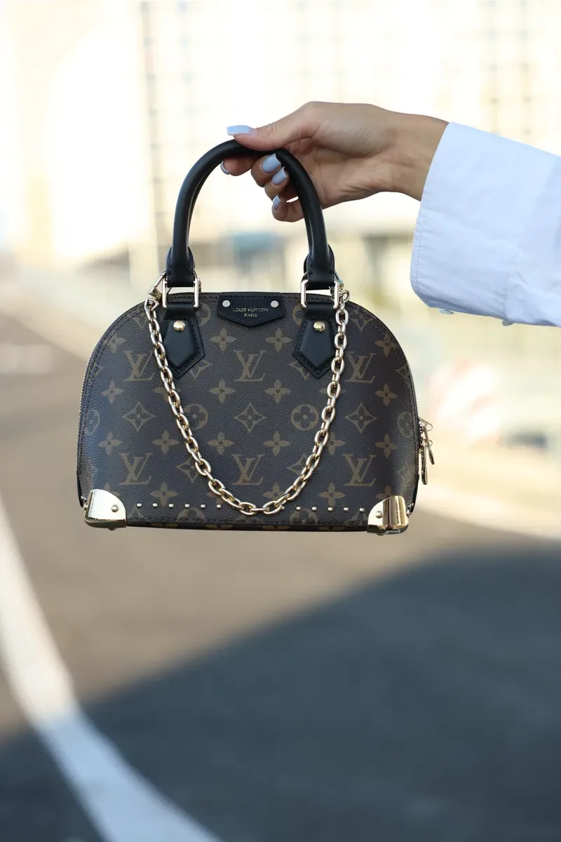 Сумка Louis Vuitton Alma Trunk BB Monogram Canvas/Gold — фото 6