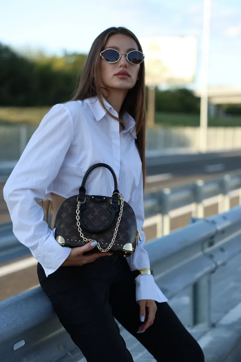 Сумка Louis Vuitton Alma Trunk BB Monogram Canvas/Gold — фото 8