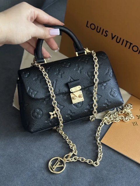 Сумка Louis Vuitton nano madeleine в натрульній шкірі , lv , луі вітон